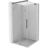 Mexen Rox L posuvná sprchová kabína 95 x 95 cm, transparentná, brúsená sivá - 8C2L-095-095-66-00