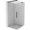 Mexen Rox L posuvná sprchová kabína 90 x 90 cm, transparentná, čierna - 8C2L-090-090-70-00