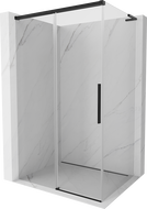 Mexen Rox L posuvná sprchová kabína 90 x 95 cm, transparentná, čierna - 8C2L-090-095-70-00