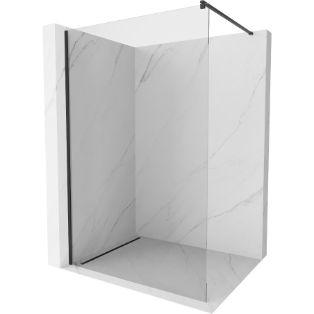 Mexen Kioto sprchová stena Walk-in 90 x 200 cm, transparentná 8 mm, čierna - 800-090-101-70-00