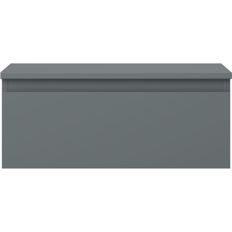 Mexen Orio kúpeľňová skrinka pod umývadlo 60 cm s pracovnou doskou, 1 zásuvka, grafit mat - 91A10-06023-1-BFC66