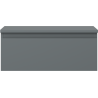 Mexen Orio kúpeľňová skrinka pod umývadlo 60 cm s pracovnou doskou, 1 zásuvka, grafit mat - 91A10-06023-1-BFC66