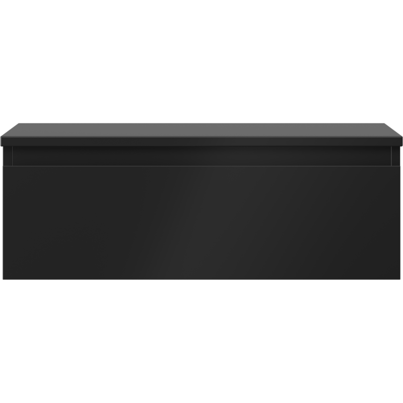 Mexen Orio kúpeľňová skrinka pod umývadlo 70 cm s doskou, 1 zásuvka, čierna mat - 91A10-07023-1-BFC71