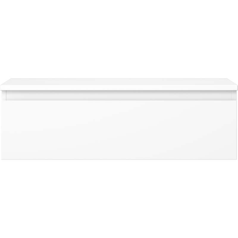 Mexen Orio kúpeľňová skrinka pod umývadlo 80 cm s doskou, 1 zásuvka, biela matná - 91A10-08023-1-BFC01