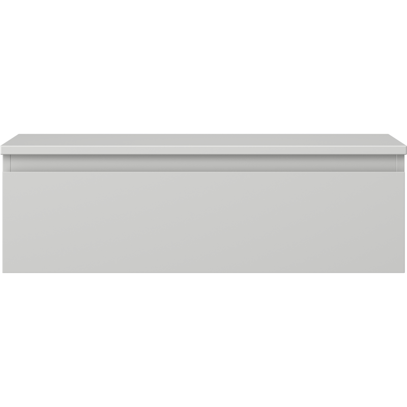 Mexen Orio kúpeľňová skrinka pod umývadlo 80 cm s doskou, 1 zásuvka, sivá matná - 91A10-08023-1-BFC62