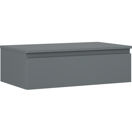Mexen Orio kúpeľňová skrinka pod umývadlo 80 cm s doskou, 1 zásuvka, grafit mat - 91A10-08023-1-BFC66