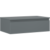 Mexen Orio kúpeľňová skrinka pod umývadlo 80 cm s doskou, 1 zásuvka, grafit mat - 91A10-08023-1-BFC66