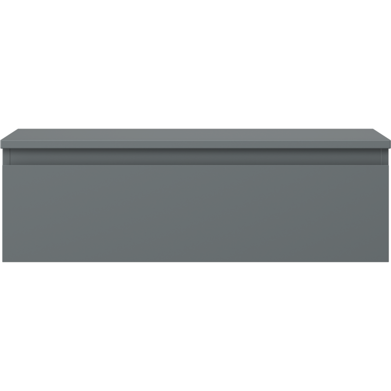 Mexen Orio kúpeľňová skrinka pod umývadlo 80 cm s doskou, 1 zásuvka, grafit mat - 91A10-08023-1-BFC66