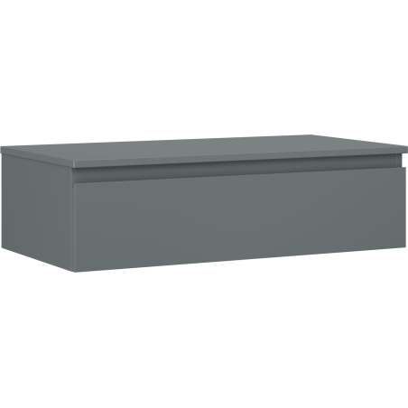 Mexen Orio kúpeľňová skrinka pod umývadlo 90 cm s doskou, 1 zásuvka, matný grafit - 91A10-09023-1-BFC66