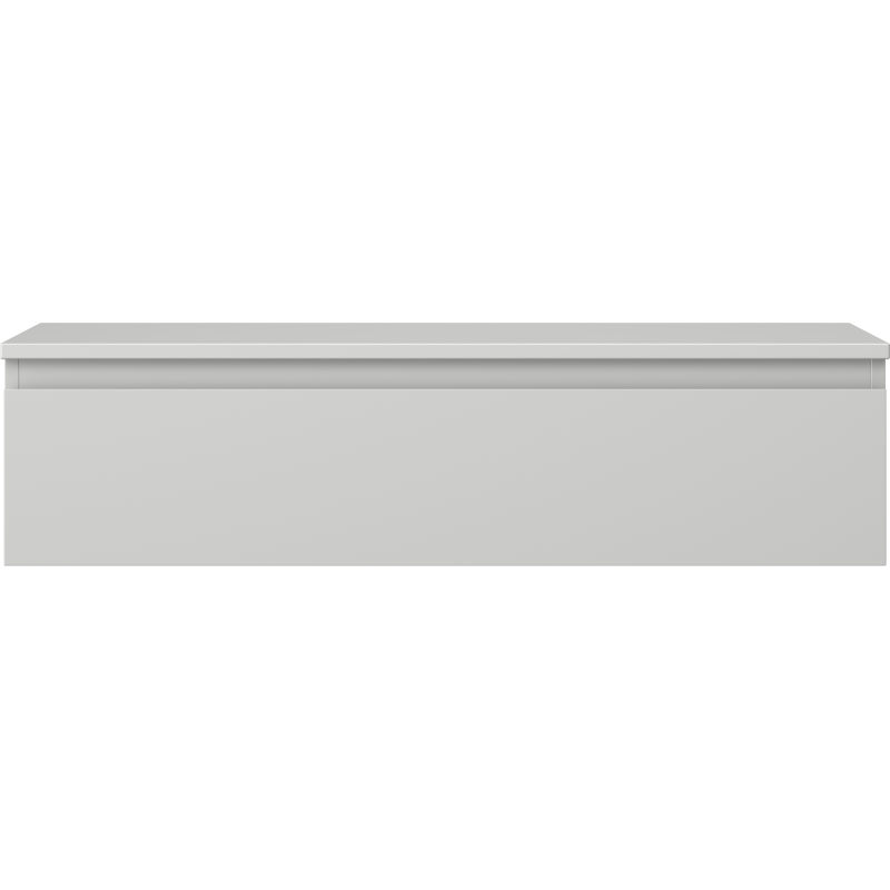 Mexen Orio kúpeľňová skrinka pod umývadlo 100 cm s doskou, 1 zásuvka, sivá matná - 91A10-10023-1-BFC62