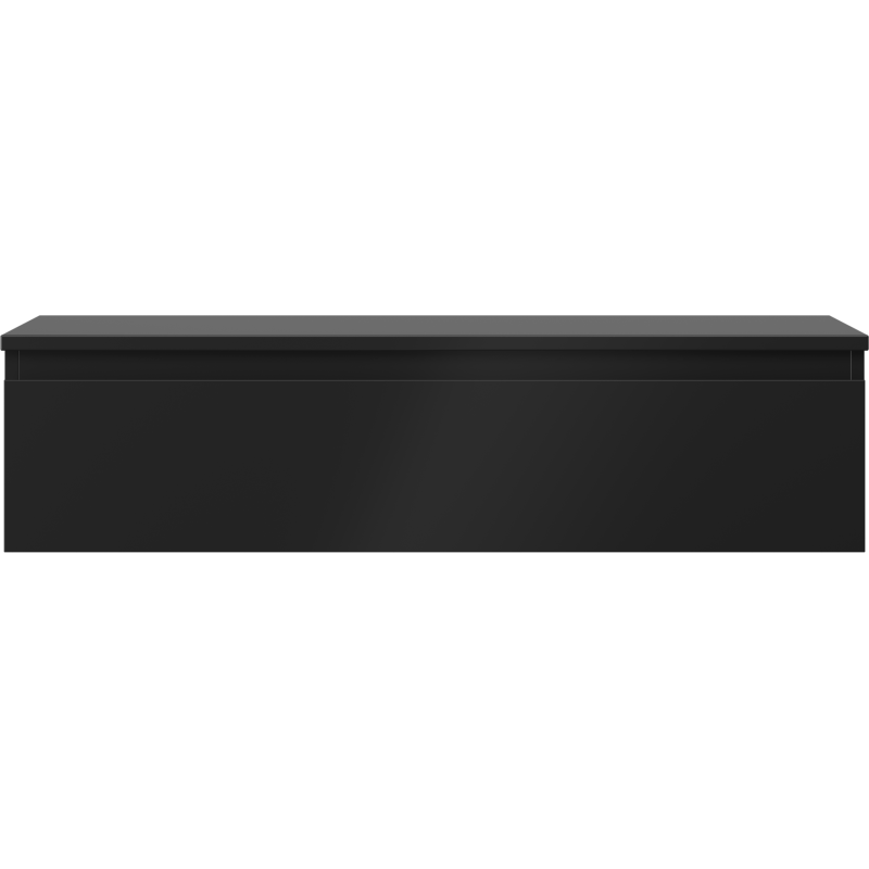 Mexen Orio kúpeľňová skrinka pod umývadlo 100 cm s doskou, 1 zásuvka, čierna matná - 91A10-10023-1-BFC71