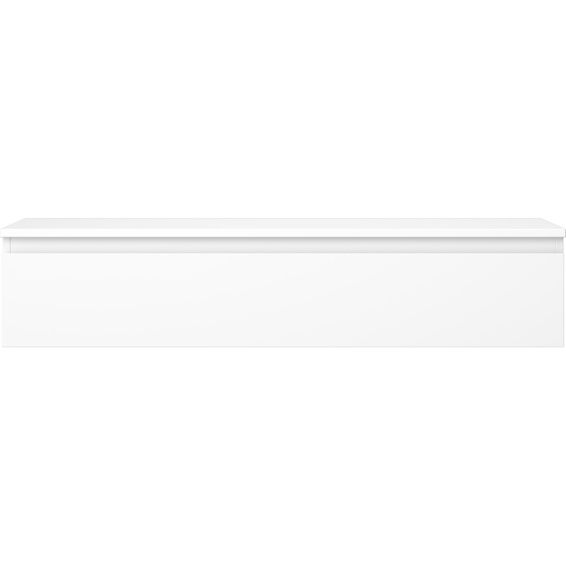 Mexen Orio kúpeľňová skrinka pod umývadlo 120 cm s doskou, 1 zásuvka, biela matná - 91A10-12023-1-BFC01