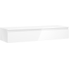 Mexen Orio kúpeľňová skrinka pod umývadlo 140 cm s doskou, 1 zásuvka, biely lesk - 91A10-14023-1-BFC00