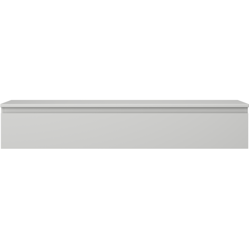Mexen Orio kúpeľňová skrinka pod umývadlo 140 cm s doskou, 1 zásuvka, šedá matná - 91A10-14023-1-BFC62