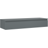 Mexen Orio kúpeľňová skrinka pod umývadlo 140 cm s doskou, 1 zásuvka, grafit mat - 91A10-14023-1-BFC66