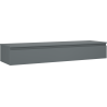 Mexen Orio kúpeľňová skrinka pod umývadlo 160 cm s doskou, 1 zásuvka, grafit mat - 91A10-16023-1-BFC66
