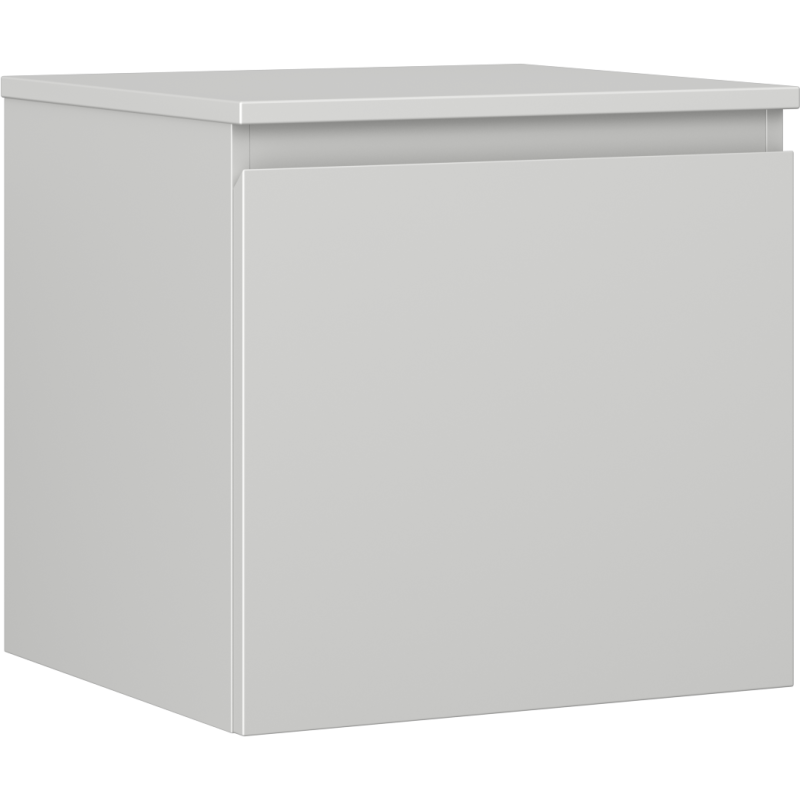Mexen Orio kúpeľňová skrinka pod umývadlo 50 cm s pracovnou doskou, 1 zásuvka, sivá matná - 91A10-05047-1-BFC62