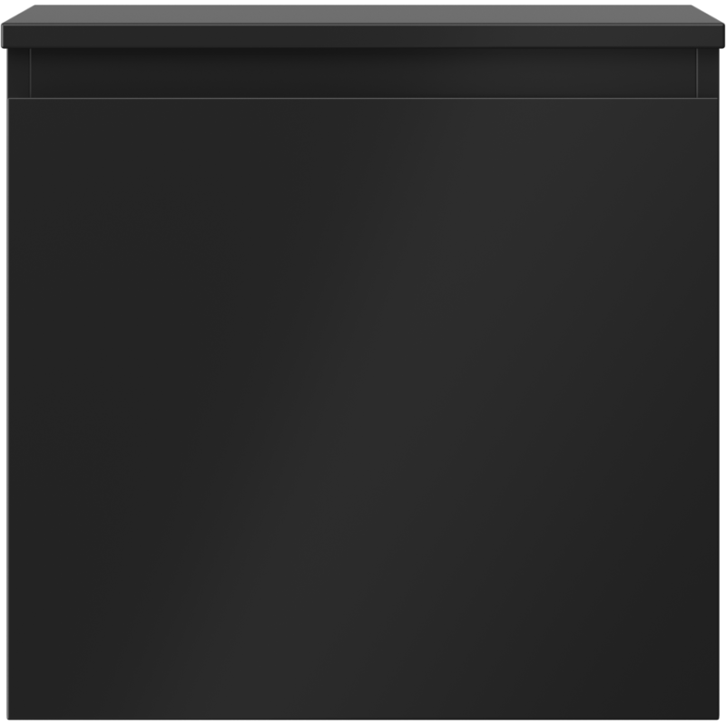 Mexen Orio kúpeľňová skrinka pod umývadlo 50 cm s doskou, 1 zásuvka, čierna matná - 91A10-05047-1-BFC71