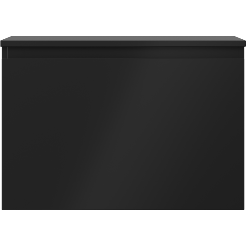 Mexen Orio kúpeľňová skrinka pod umývadlo 70 cm s doskou, 1 zásuvka, čierny mat - 91A10-07047-1-BFC71
