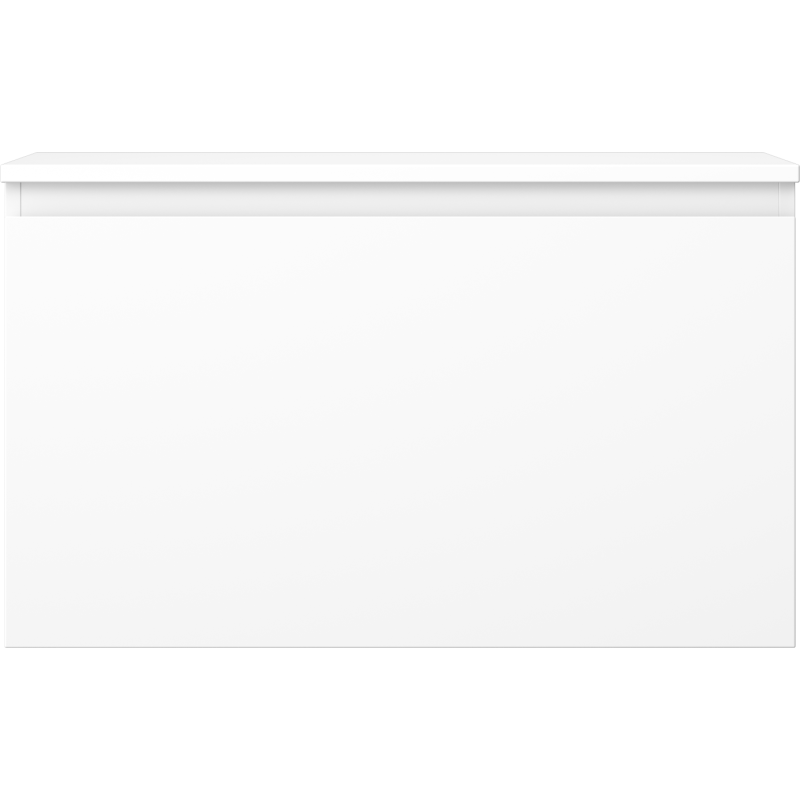Mexen Orio kúpeľňová skrinka pod umývadlo 80 cm s doskou, 1 zásuvka, biela matná - 91A10-08047-1-BFC01