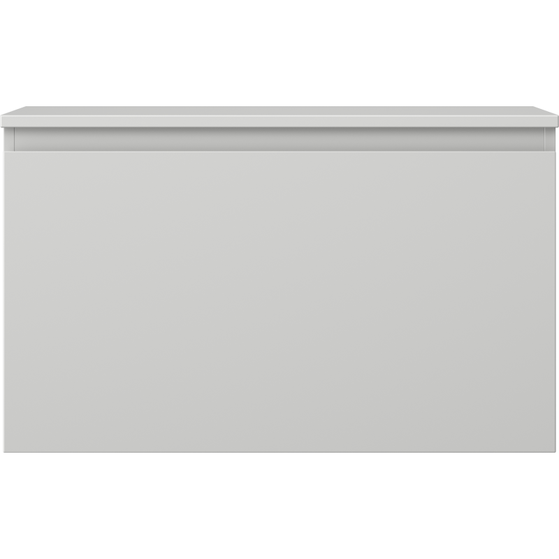 Mexen Orio kúpeľňová skrinka pod umývadlo 80 cm s doskou, 1 zásuvka, sivá matná - 91A10-08047-1-BFC62