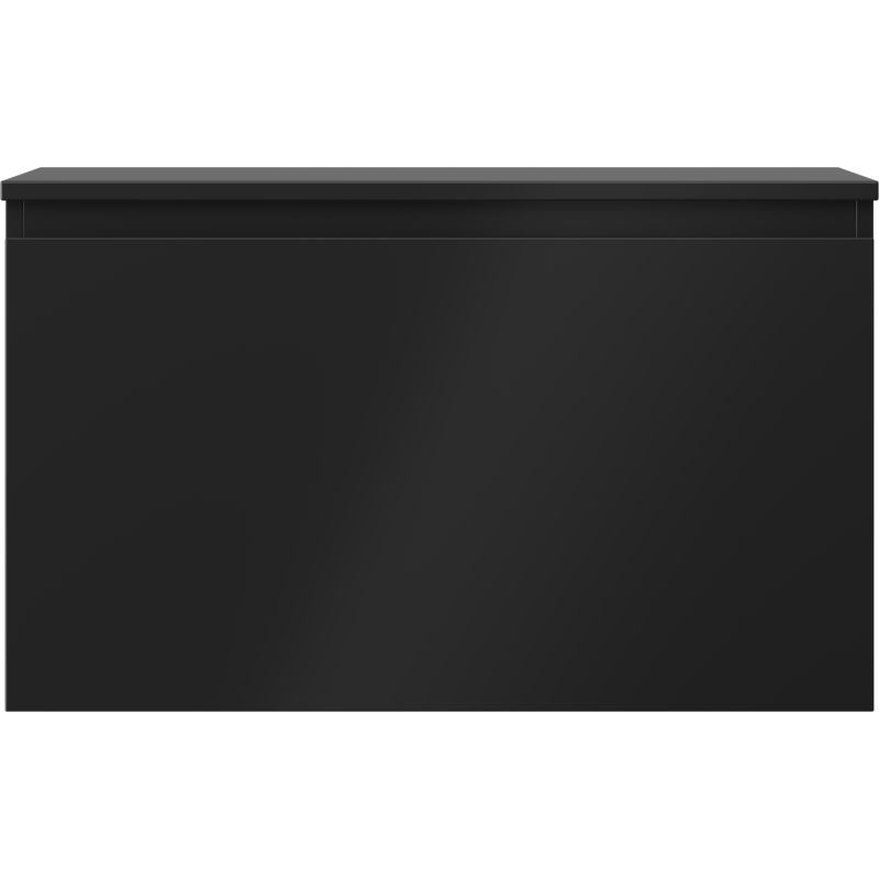 Mexen Orio kúpeľňová skrinka pod umývadlo 80 cm s doskou, 1 zásuvka, čierna matná - 91A10-08047-1-BFC71