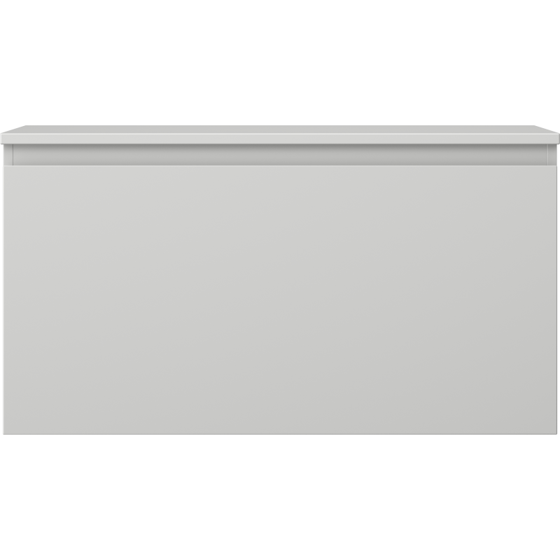 Mexen Orio kúpeľňová skrinka pod umývadlo 90 cm s doskou, 1 zásuvka, sivá matná - 91A10-09047-1-BFC62