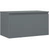 Mexen Orio kúpeľňová skrinka pod umývadlo 90 cm s doskou, 1 zásuvka, grafit mat - 91A10-09047-1-BFC66