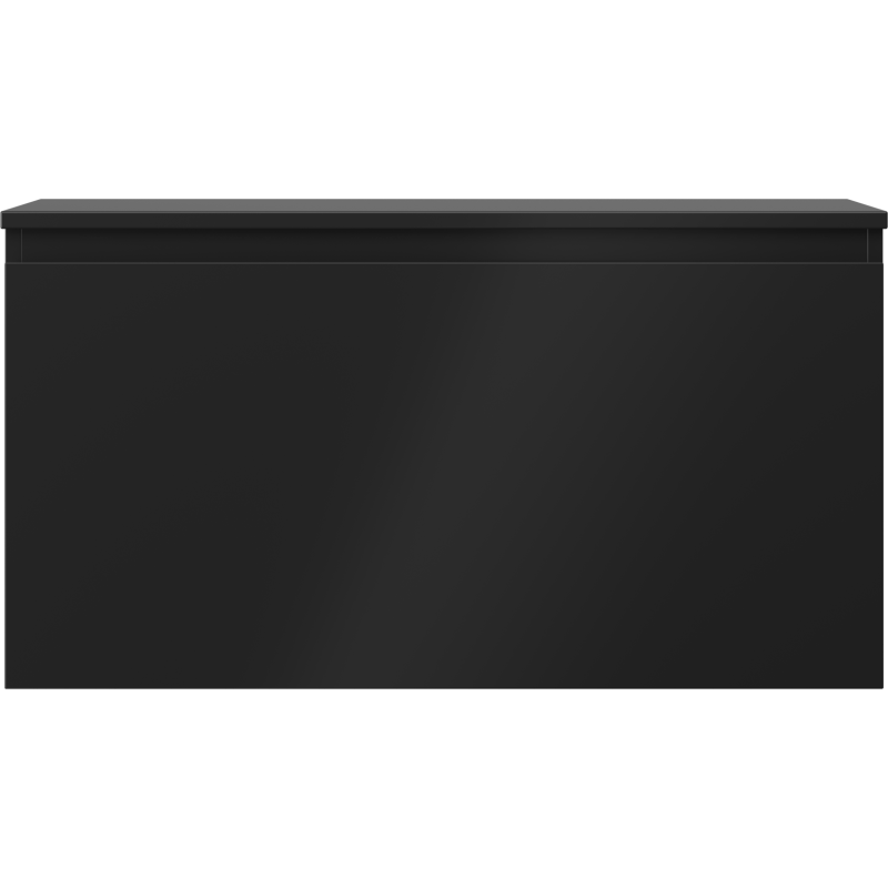 Mexen Orio kúpeľňová skrinka pod umývadlo 90 cm s doskou, 1 zásuvka, čierna matná - 91A10-09047-1-BFC71