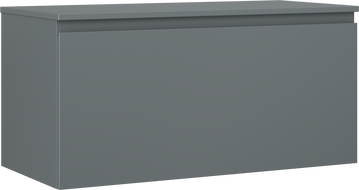 Mexen Orio kúpeľňová skrinka pod umývadlo 100 cm s doskou, 1 zásuvka, grafit mat - 91A10-10047-1-BFC66