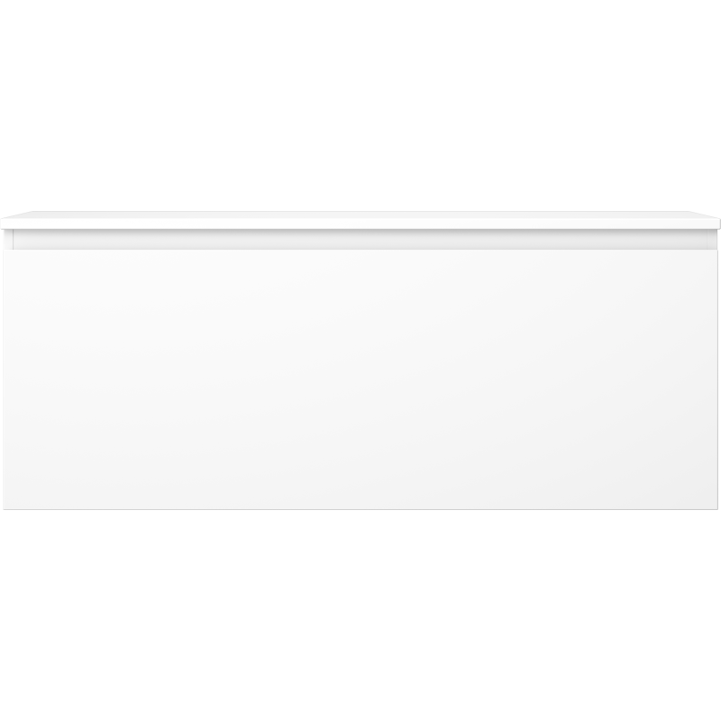 Mexen Orio kúpeľňová skrinka pod umývadlo 120 cm so stolovou doskou, 1 zásuvka, biela mat - 91A10-12047-1-BFC01