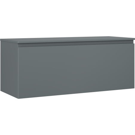 Mexen Orio kúpeľňová skrinka pod umývadlo 120 cm s doskou, 1 zásuvka, grafit mat - 91A10-12047-1-BFC66