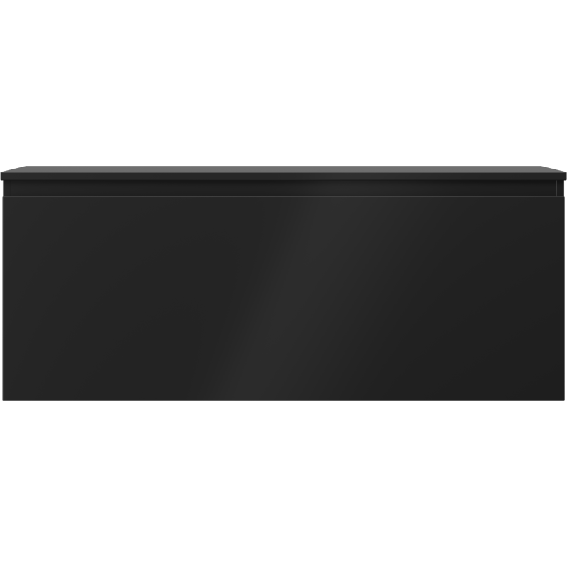 Mexen Orio kúpeľňová skrinka pod umývadlo 120 cm s doskou, 1 zásuvka, čierna matná - 91A10-12047-1-BFC71