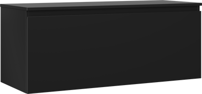 Mexen Orio kúpeľňová skrinka pod umývadlo 120 cm s doskou, 1 zásuvka, čierna matná - 91A10-12047-1-BFC71