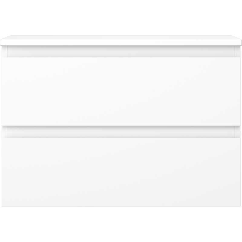 Mexen Orio kúpeľňová skrinka pod umývadlo 70 cm s doskou, 2 zásuvky, biela matná - 91A10-07047-2-BFFC01