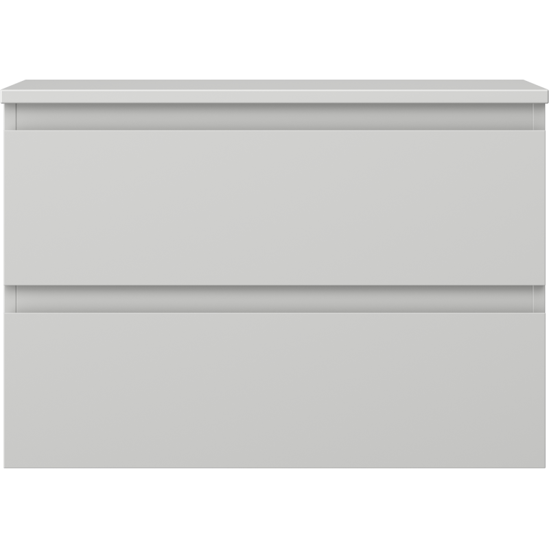 Mexen Orio kúpeľňová skrinka pod umývadlo 70 cm s doskou, 2 zásuvky, šedá mat - 91A10-07047-2-BFFC62