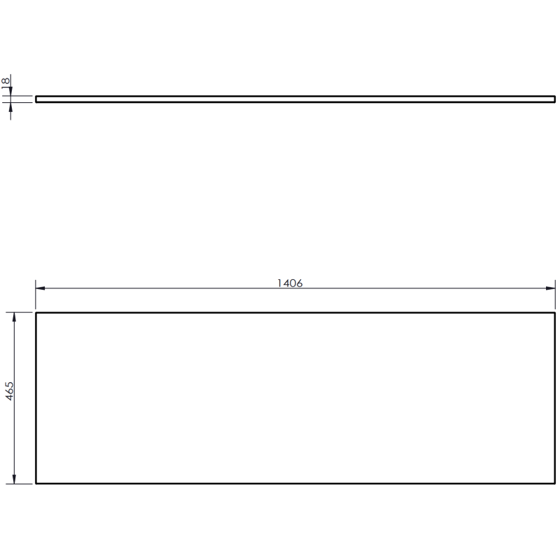 Mexen Orio kúpeľňová skrinka pod umývadlo 140 cm s pracovnou doskou, 2 zásuvky, grafit mat - 91A10-14047-2-BFFC66