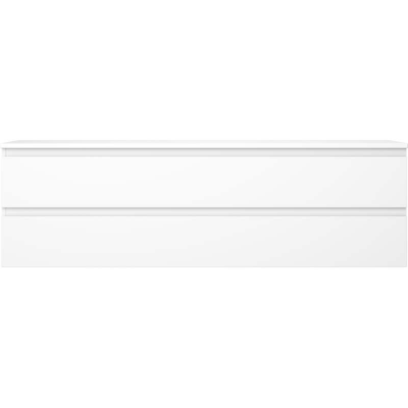 Mexen Orio kúpeľňová skrinka pod umývadlo 160 cm s doskou, 2 zásuvky, biela matná - 91A10-16047-2-BFFC01