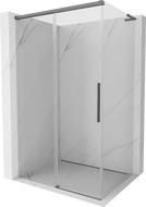 Mexen Rox L posuvná sprchová kabína 90 x 85 cm, priehľadná, gun metal - 8C2L-090-085-95-00