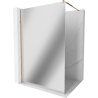 Mexen Kioto sprchová stena Walk-in 110 x 200 cm, zrkadlo 8 mm, ružové zlato - 800-110-101-60-50
