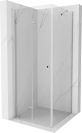 Mexen Lima skladacia sprchová kabína 110 x 110 cm, transparentná, chróm - 856-110-110-01-00
