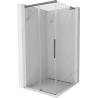 Mexen Rox L sprchový kút posuvný 110 x 110 cm, transparentný, gun metal - 8C2L-110-110-95-00