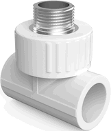 Mexen PPR trojník zvarovaný pre rúry PPR 20 x 1/2 GZ x 20 - W97333-2012M20-00