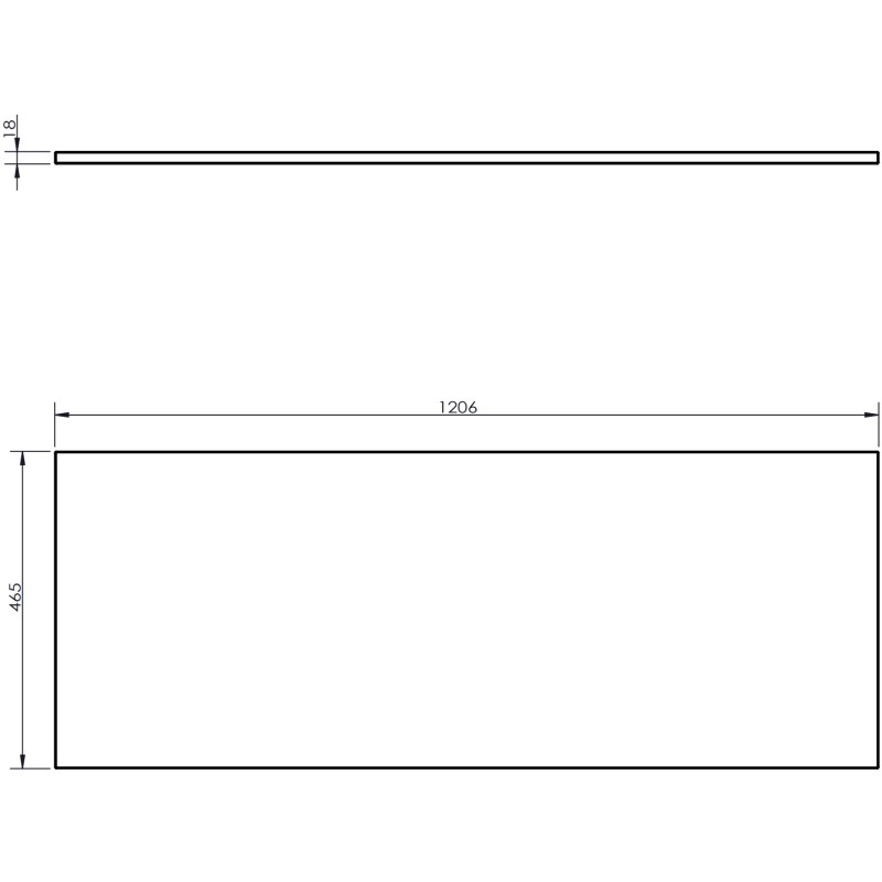 Mexen Rivel kúpeľňová skrinka pod umývadlo 120 cm s doskou, 1 zásuvka, ryhovaná, grafit matná - 91A20-12023-1-BFC66