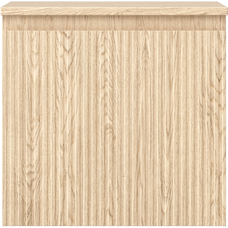 Mexen Rivel kúpeľňová skrinka pod umývadlo 50 cm s doskou, 1 zásuvka, ryhovaná, dub - 91A20-05047-1-BFC81