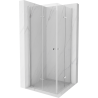 Mexen Lima Duo skladacia sprchová kabína 80 x 80 cm, transparentná, chróm - 856-080-080-02-00