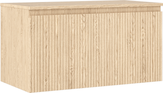 Mexen Rivel skrinka do kúpeľne pod umývadlo 90 cm s doskou, 1 zásuvka, vrúbkovaná , dub - 91A20-09047-1-BFC81
