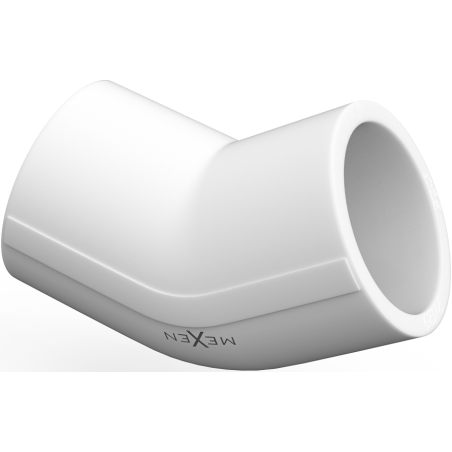 Mexen PPR koleno 45° zvárané pre rúry PPR 20 x 20, PN20 - W97337-2020-00