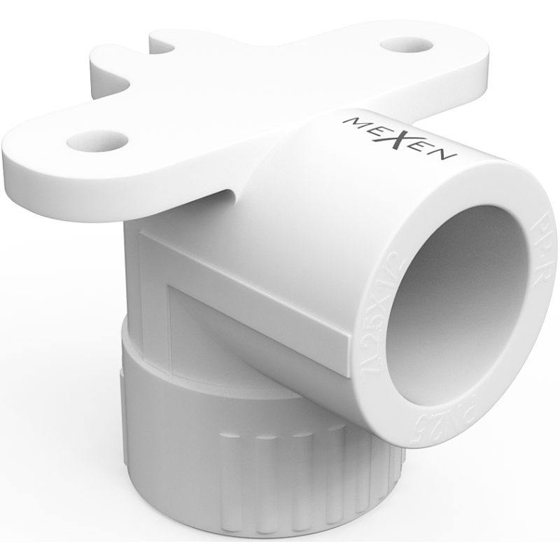 Mexen PPR koleno s vešiakom zvárané na rúry PPR 20 x 3/4 GW - W97340-2034F-00