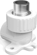 Mexen PPR koleno s držiakom zvarené pre rúry PPR 25 x 1/2 GZ - W97341-2512M-00